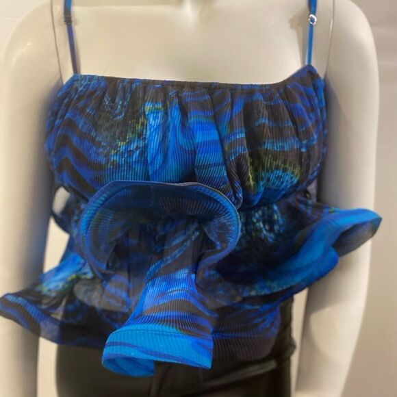 Fashion Nova Showstopper Blouse - Blue - Picture 4 of 13